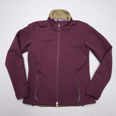 Ibex Jacket Women's XS Red Soft Shell Full Zip Merino Wool Fleece Made in Canada