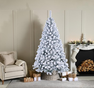 Künstlicher Weihnachtsbaum 180 cm (6 Fuß) Wentworth beflockte Tanne