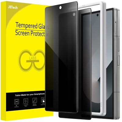 JETech Front Privacy Screen Protector for Samsung Galaxy Z Fold 6, 2-Pack