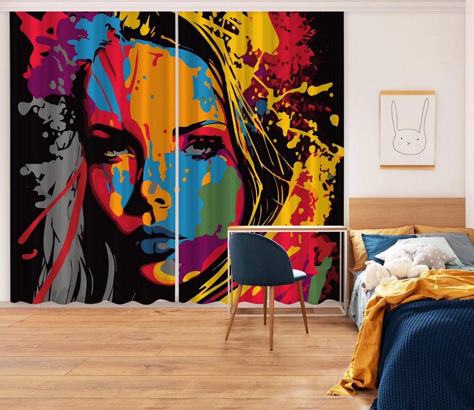 3D Fantasy Painting ZHUC5223 Photo Curtain Window Blockout Fabric Vera 2023