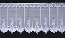 Leuchtturm Badezimmergardine Scheibengardine in 9 Breiten Bistrogardine Neu