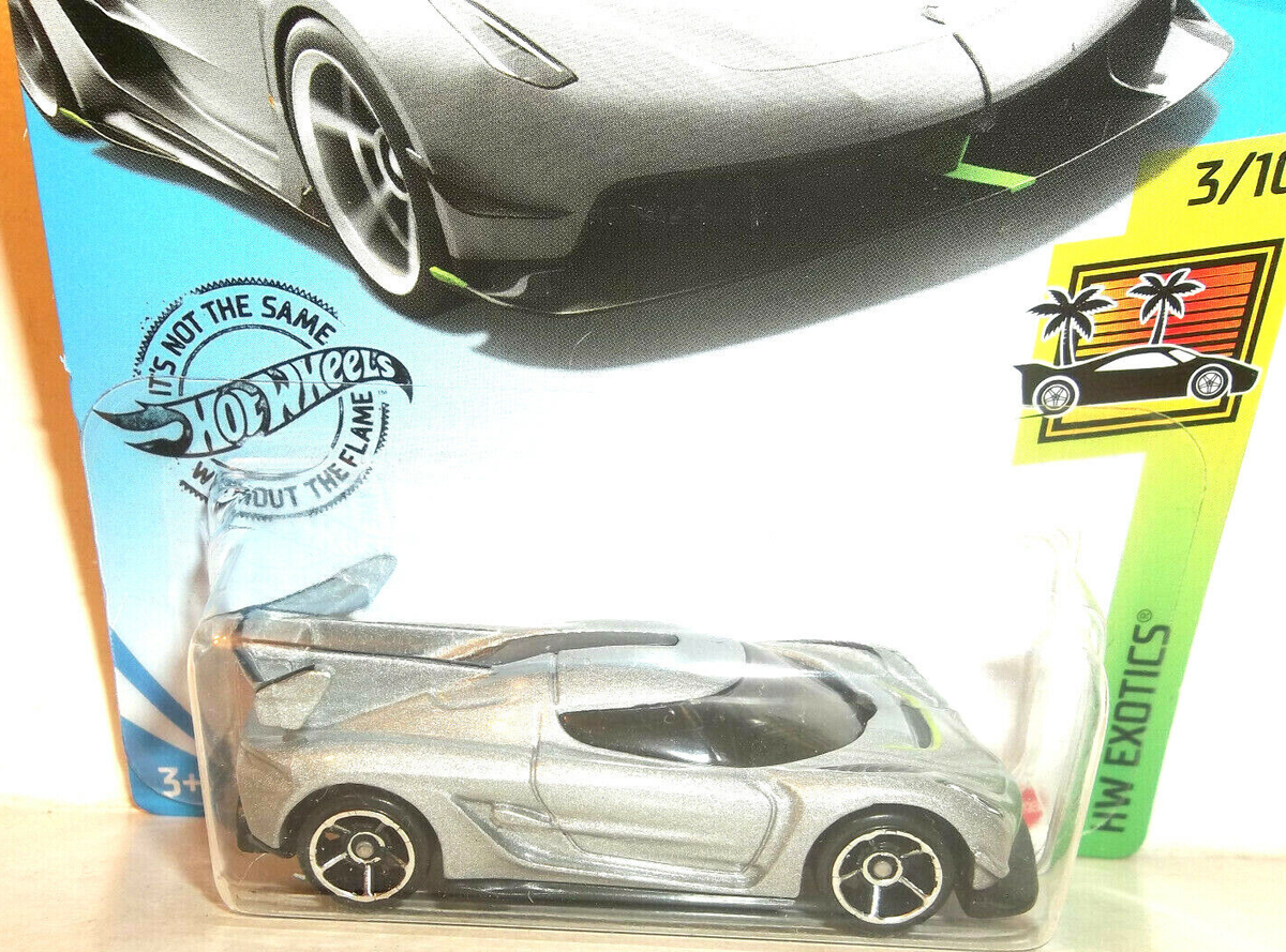 2020 HOT WHEELS 1:64 HW EXOTICS 3/10 SILVER 2020 KOENIGSEGG JESKO