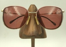 Vintage BerDel Sferoflex BlueRose Gold Blue Pink Oval Sunglasses FRAMES ONLY