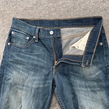 Levis 511 Jeans Mens 30x30 Blue MediumWash Straight Leg Button Fly Modern