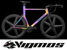 Pinion Time Triathlon Bike Aero bicicletta del tempo bicicletta titanio titanium bike ironman rosso