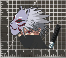 Kakashi Hatake Naruto STICKER DECAL -Peeker Peeking Mask- 4 Different Sizes