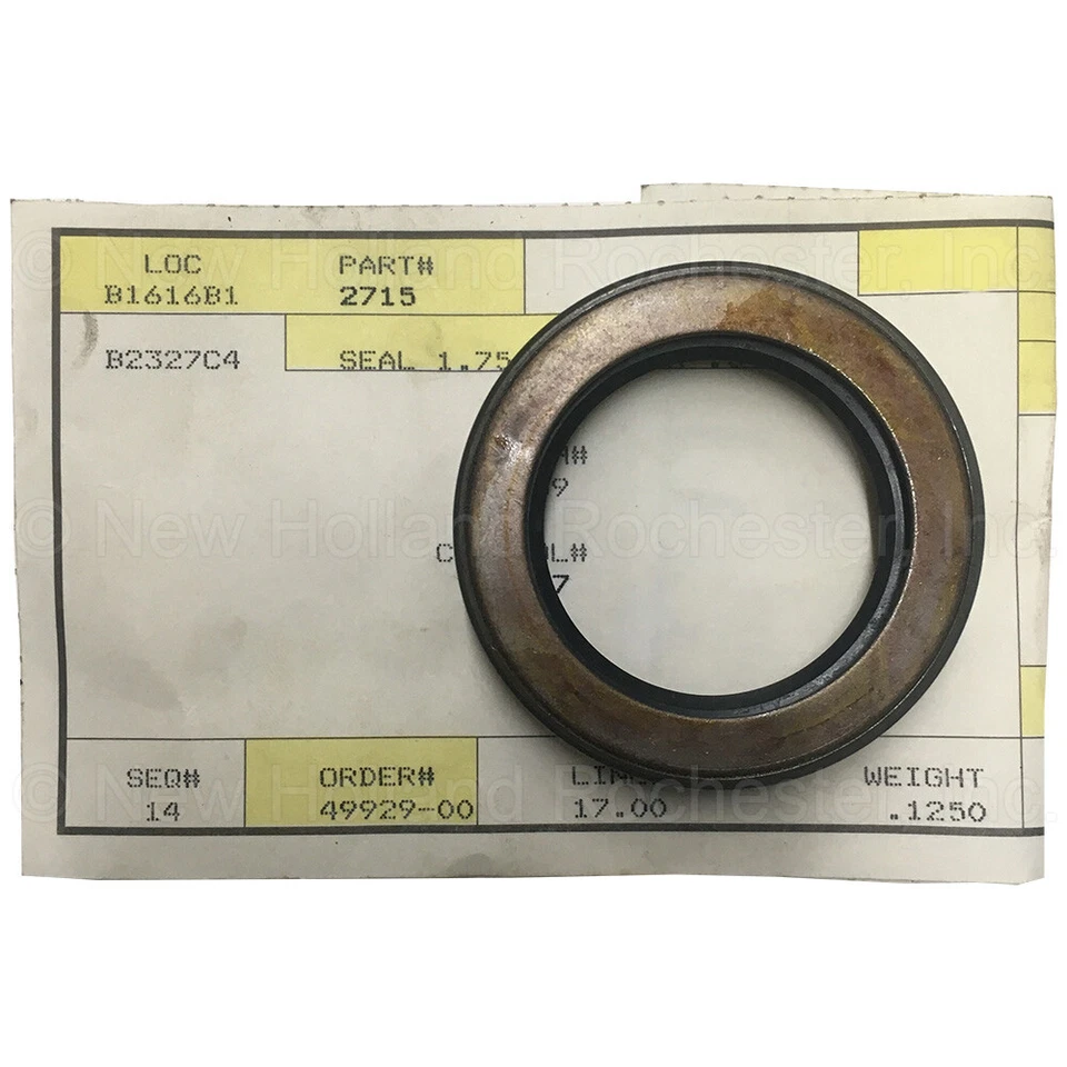 Woods Seal Part # 2715 1.75 x 2.56 x .5 on Mower Spindle Assemblies