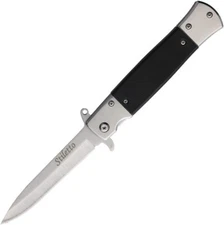 ElitEdge Assisted Folding Knife 3.75" 420C Steel Blade Stainless/ G10 Handle