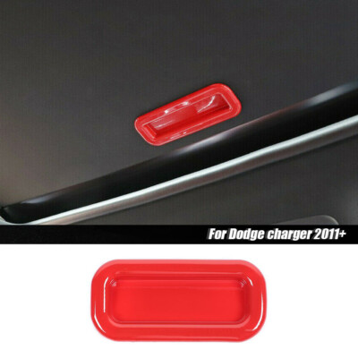 Red ABS Window Roof Skylight Handle Trim For Dodge Charger / Chrysler 300C 2011+