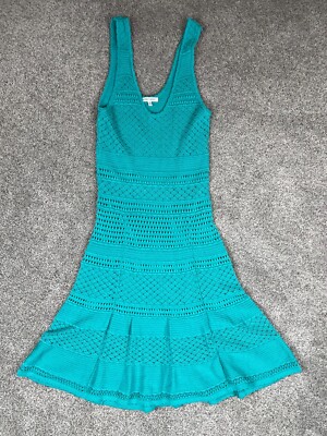 Ronny Kobo Dress Womens Small Crochet Lace Skater Stretch Beach Twirl Vacation | eBay Ronny Kobo Dress Womens Small Crochet Lace Skater Stretch Beach Twirl Vacation | eBay