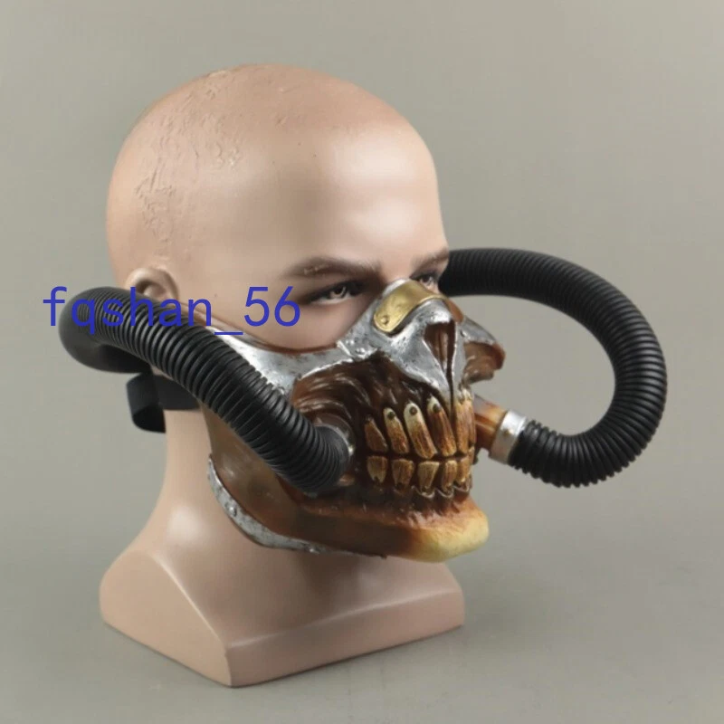 Mad Max Cosplay Mask Half Face Mask Live Props Halloween COS Props Helmet NEW - Image 4 of 4