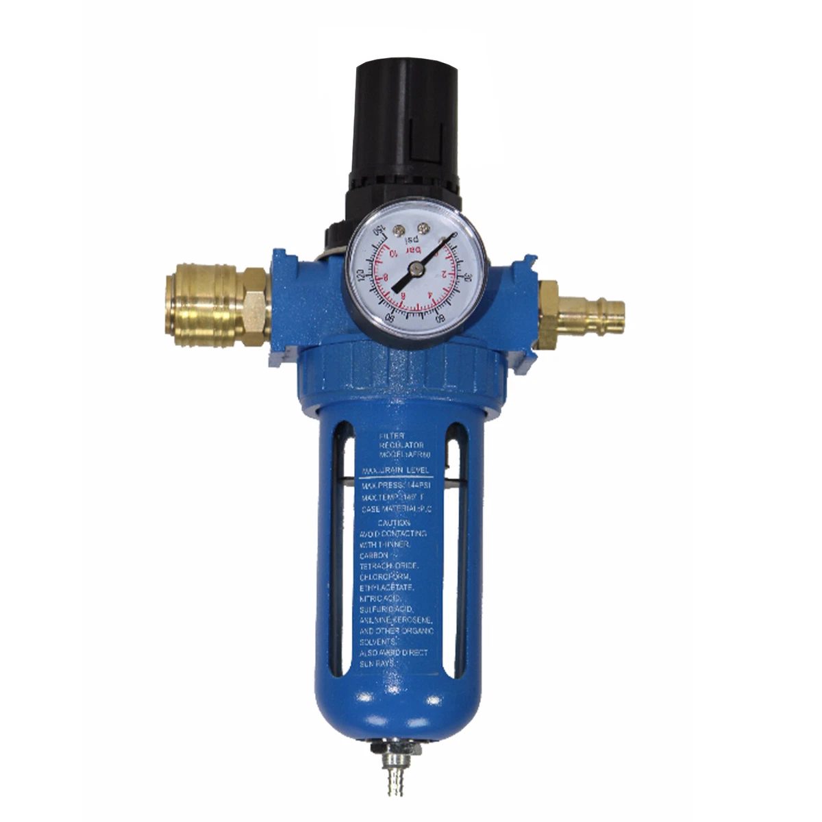 PATIKIL Filtro Silenziatore Per Compressore Aria - 8 Pezzi, Riduzione Rumore 40%, Accessori Per Generatori E Soffiatori, Nero/Bianco