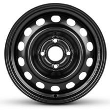 New Wheel For 1987-2001 Mitsubishi Mirage 14 Inch Black Steel Rim