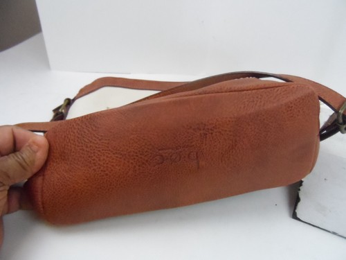 BOC Crossbody Handbag Purse Brown Teal & White Faux lLeather Born Concept - Picture 7 of 9