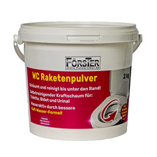 Förster WC Raketenpulver Kraftschaum Toiletten Bidet Urinal  Reiniger 2 kg TOP