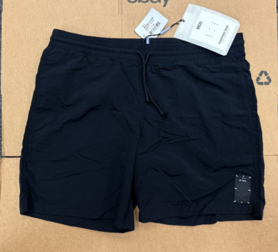 $215 New McQ Alexander McQueen Logo Patch Drawstring Swim Shorts Clothes XXL