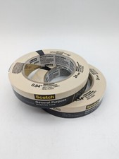 2 ROLLS - Scotch General Purpose Masking Tape- 0.94 inches x 60 yards - 2050