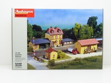 AUHAGEN ENSEMBLE GARE + HALLE MARCHANDISE + PN REF. 15102 - ECHELLE H0 1/87