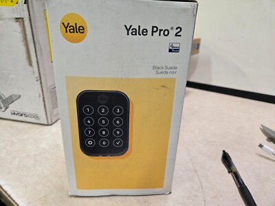NOB Yale Pro 2 Key-Free Touchscreen Deadbolt YRD654-ZW3-BSP | Black