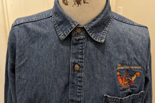 The Manhattan Transfer Swing Tour Vintage Concert Denim 1990s vintage concert t-shirt, vintage, single stitch, B+ condition
