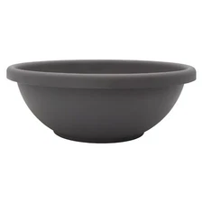 15.5 Inch Large Garden Bowl Planter Shallow Plant Pot With Drainage Plug For Ind