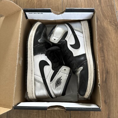 Jordan Air Jordan 1 Retro High OG ''Silver Toe'' Sneaker Jungen Gr. Uk1,5 Jungen