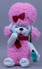 Gemmy Animated Pink Poodle Dances Styles Hair Plays Jingle Bell Rock NWT