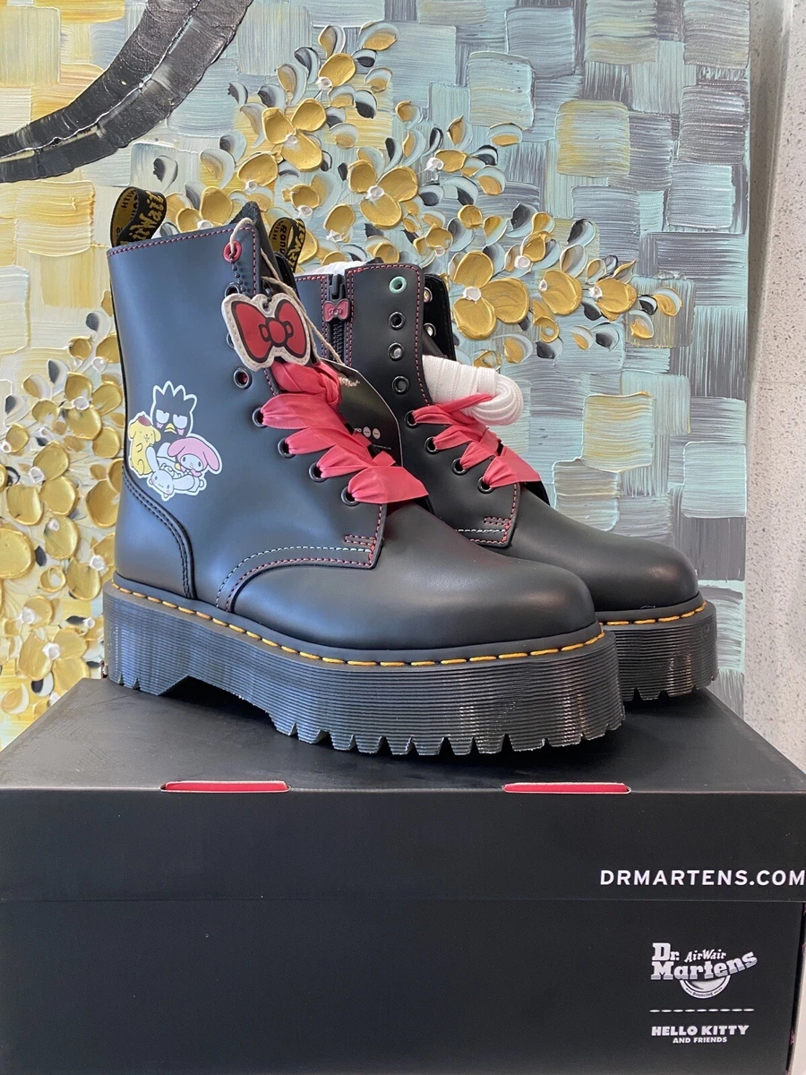 DR. MARTENS x Hello Kitty Friends Jadon Leather Womens Platform
