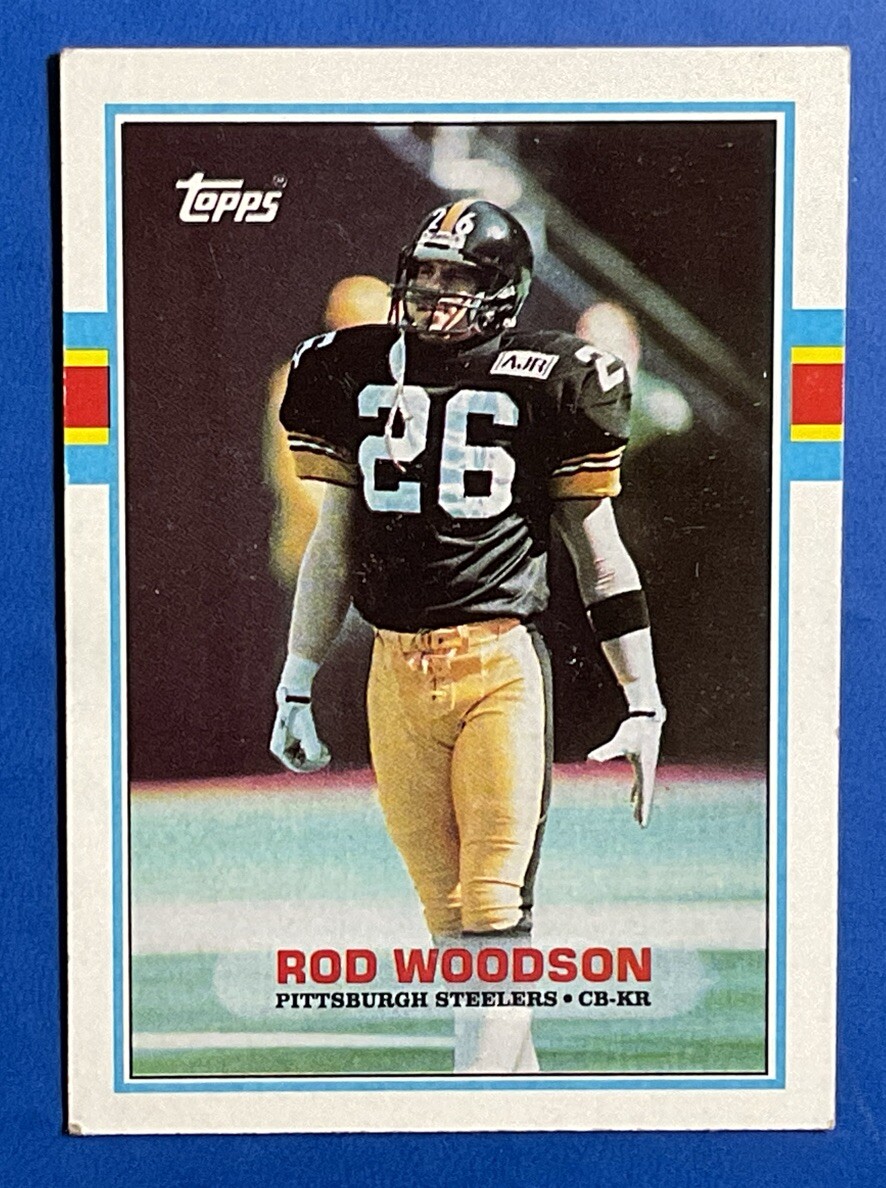 1989 Topps ROD WOODSON #323 Rookie RC
