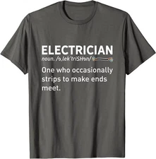 Funny Electrician Joke Funny Electrical Engineer Unisex T-Shirt