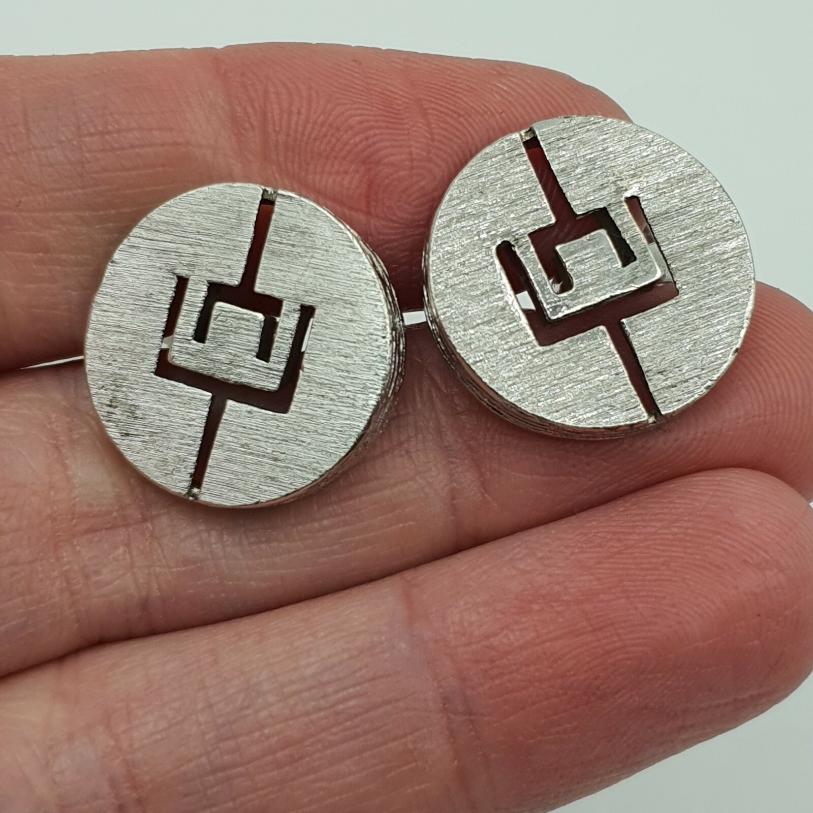 Photo 2 of Sterling Silver Mens Cufflinks 11.4g , M18