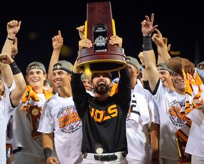 8x10 Photo TENNESSEE VOLUNTEERS 2024 World Series Baseball Champion TONY  VITELLO