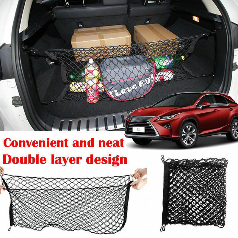 Car Trunk Cargo Net Holder Elastic Mesh Organizer Truck SUV Universal 4