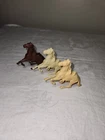 Vintage MARX Alamo Disney Others Playset Rearing Horses Lot of 3