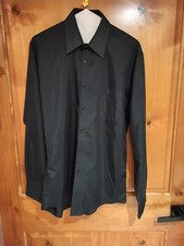 Yves Saint Laurent Men's Logo Dress Shirt Size M 15 1/2 34-35 1239