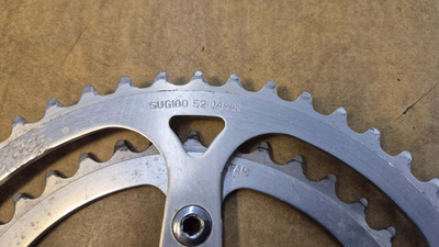Vintage Sugino AT Triple Crank Arm, 170mm, Diamond Taper, 52/42T