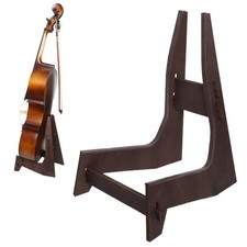 Cello Stand, Wooden Cello Stand with Bow Hold...