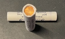 Rolka monet Grecja 2003, 50 x 1 cent, monety obiegowe euro