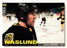 1995-96 Upper Deck Collectors Choice MATS NASLUND 321 Boston Bruins