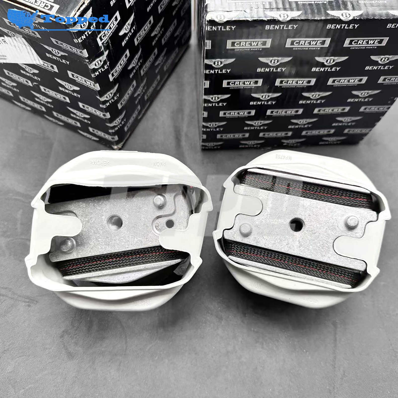 2Pcs Engine Mounts 3W0199381R for Bentley Continental GT GTC Flying Spur 07-22