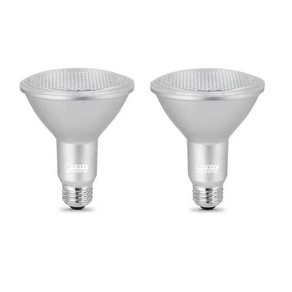 Feit Electric Flood LED Light Bulb 2 Pack 75w E26 PAR30L Dimmable 3000k - Image 2 of 3