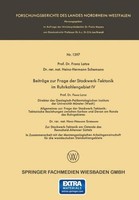 BeiträGe Zur Frage Der Stockwerk-Tektonik Im Ruhrkohlengebiet IV Franz Lotze