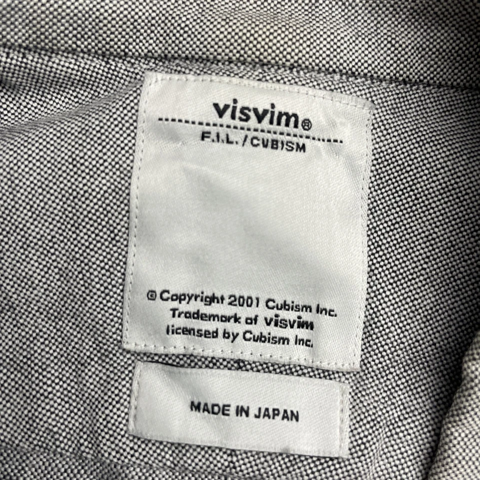 Visvim Button Down Shirt Size 1 Made in Japan Rare Indigo Chambray - Image 2 of 4