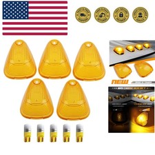 Led Roof Lights Lenses Amber Cab Marker Clearance Running Compatible With 199...