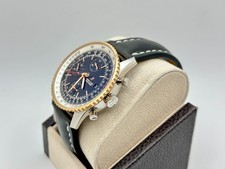 Breitling Navitimer U13324 41mm Black Dial 18K Rose Gold Steel Box Paper 4