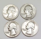 1951 P,1952 D1953 D1954 D🔥Washington Quarters-90% Silver   NICE