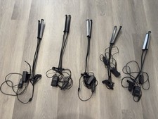 NICREW Dimmable LED Clip-On Aquarium Light Bars Lot of 5 w/ Adapters Controls
