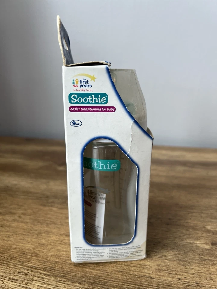 First Years Soothie Biberón Recién Nacido y Pezón Flujo Medio 9oz Nuevo Etapa 2 Foto 3 de 4