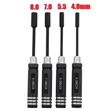 4Pcs Hex Screwdriver Set Nut Driver Socket for RC Cars, Trucks, Drones, Boats