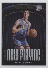 2021-22 Panini NBA Hoops Now Playing Holo Josh Giddey #6 2w6